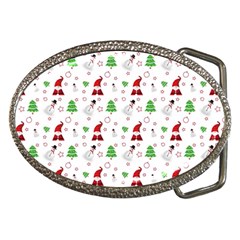 Santa Claus Snowman Christmas Xmas Belt Buckles