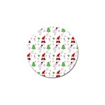 Santa Claus Snowman Christmas Xmas Golf Ball Marker (10 pack) Front