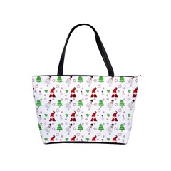 Santa Claus Snowman Christmas Xmas Classic Shoulder Handbag