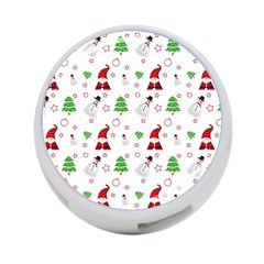 Santa Claus Snowman Christmas Xmas 4-port Usb Hub (one Side)