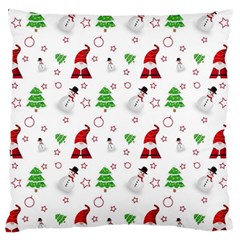 Santa Claus Snowman Christmas Xmas Large Cushion Case (two Sides)