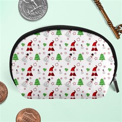 Santa Claus Snowman Christmas Xmas Accessory Pouch (large)