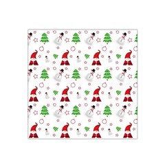 Santa Claus Snowman Christmas Xmas Satin Bandana Scarf 22  X 22 