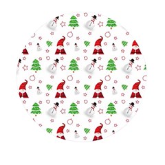 Santa Claus Snowman Christmas Xmas Mini Round Pill Box