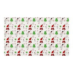 Santa Claus Snowman Christmas Xmas Banner And Sign 5  X 3  by Amaryn4rt