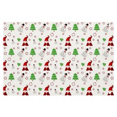 Santa Claus Snowman Christmas Xmas Banner And Sign 6  X 4  by Amaryn4rt