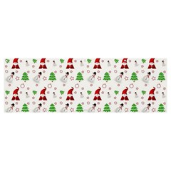 Santa Claus Snowman Christmas Xmas Banner And Sign 12  X 4  by Amaryn4rt