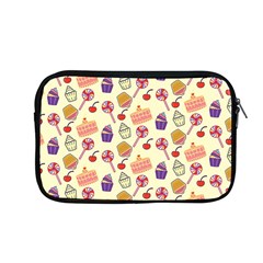 Food Illustration Cupcake Pattern Lollipop Apple Macbook Pro 13  Zipper Case by Amaryn4rt