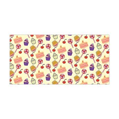 Food Illustration Cupcake Pattern Lollipop Yoga Headband by Amaryn4rt