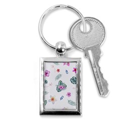 Template-flower Key Chain (rectangle) by nateshop