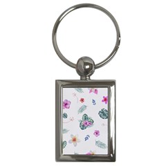 Template-flower Key Chain (rectangle) by nateshop