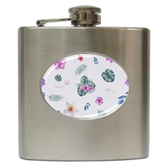 Template-flower Hip Flask (6 Oz) by nateshop