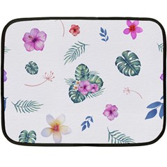 Template-flower Fleece Blanket (mini) by nateshop