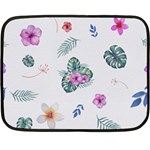 Template-flower Fleece Blanket (Mini) 35 x27  Blanket