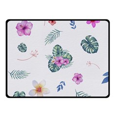 Template-flower Fleece Blanket (small) by nateshop