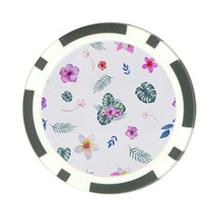 Template-flower Poker Chip Card Guard (10 Pack)