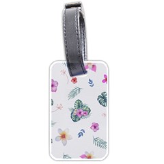 Template-flower Luggage Tag (one Side) by nateshop