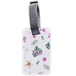 Template-flower Luggage Tag (two sides) Front