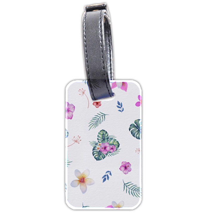 Template-flower Luggage Tag (two sides)