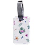 Template-flower Luggage Tag (two sides) Back