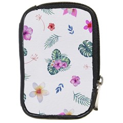 Template-flower Compact Camera Leather Case by nateshop