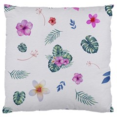 Template-flower Large Cushion Case (two Sides) by nateshop