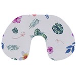 Template-flower Travel Neck Pillow Front