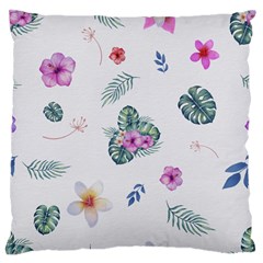 Template-flower Large Flano Cushion Case (one Side) by nateshop