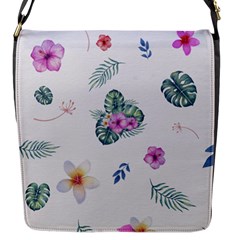 Template-flower Flap Closure Messenger Bag (s) by nateshop