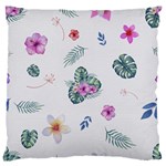 Template-flower Standard Flano Cushion Case (Two Sides) Front