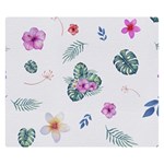 Template-flower Double Sided Flano Blanket (Small)  50 x40  Blanket Front