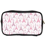 Eiffel Tower Pattern Wallpaper Toiletries Bag (One Side) Front