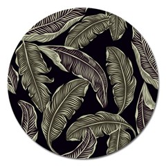 Jungle Sheets Tropical Pattern Magnet 5  (round) by Amaryn4rt