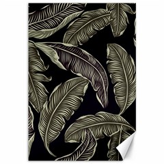 Jungle Sheets Tropical Pattern Canvas 12  X 18  by Amaryn4rt