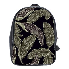 Jungle Sheets Tropical Pattern School Bag (large) by Amaryn4rt