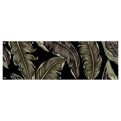 Jungle Sheets Tropical Pattern Banner And Sign 12  X 4  by Amaryn4rt