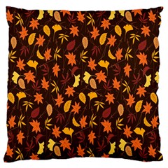 Thanksgiving Large Flano Cushion Case (two Sides) by nateshop