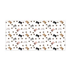 Illustration Cartoon Cat Paw Background Pattern Cute Yoga Headband by Amaryn4rt