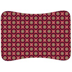 Kaleidoscope Seamless Pattern Velour Seat Head Rest Cushion by Amaryn4rt