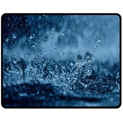 Water-water Fleece Blanket (medium)  by nateshop