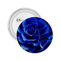 Blue Roses Flowers Plant Romance 2 25  Buttons by Wegoenart