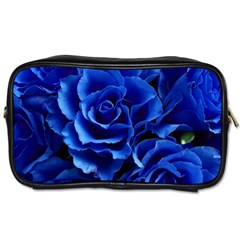 Blue Roses Flowers Plant Romance Toiletries Bag (two Sides) by Wegoenart