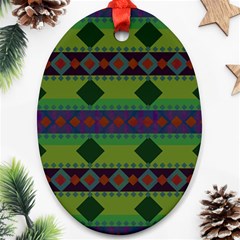 Background Pattern Texture Design Ornament (oval)