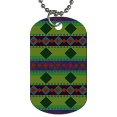 Background Pattern Texture Design Dog Tag (One Side)