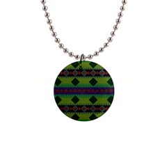 Background Pattern Texture Design 1  Button Necklace