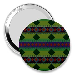 Background Pattern Texture Design 3  Handbag Mirrors