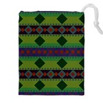 Background Pattern Texture Design Drawstring Pouch (4XL) Front