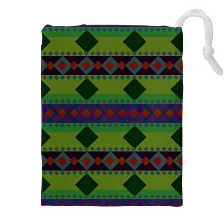 Background Pattern Texture Design Drawstring Pouch (4XL)