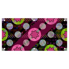 Background Circles Abstract Pattern Banner And Sign 6  X 3 