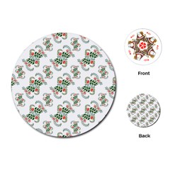 Background Wallpaper Decor Backdrop Playing Cards Single Design (round)